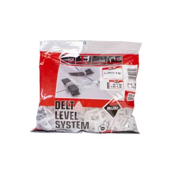Rubi Delta Niveau Système Clip 3-12mm - 1.5 mm, 100