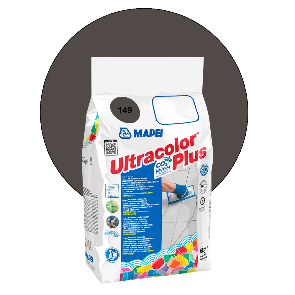 Mapei Ultracolor Plus - 149 Pierre Volcanique, 5 kg main product photo