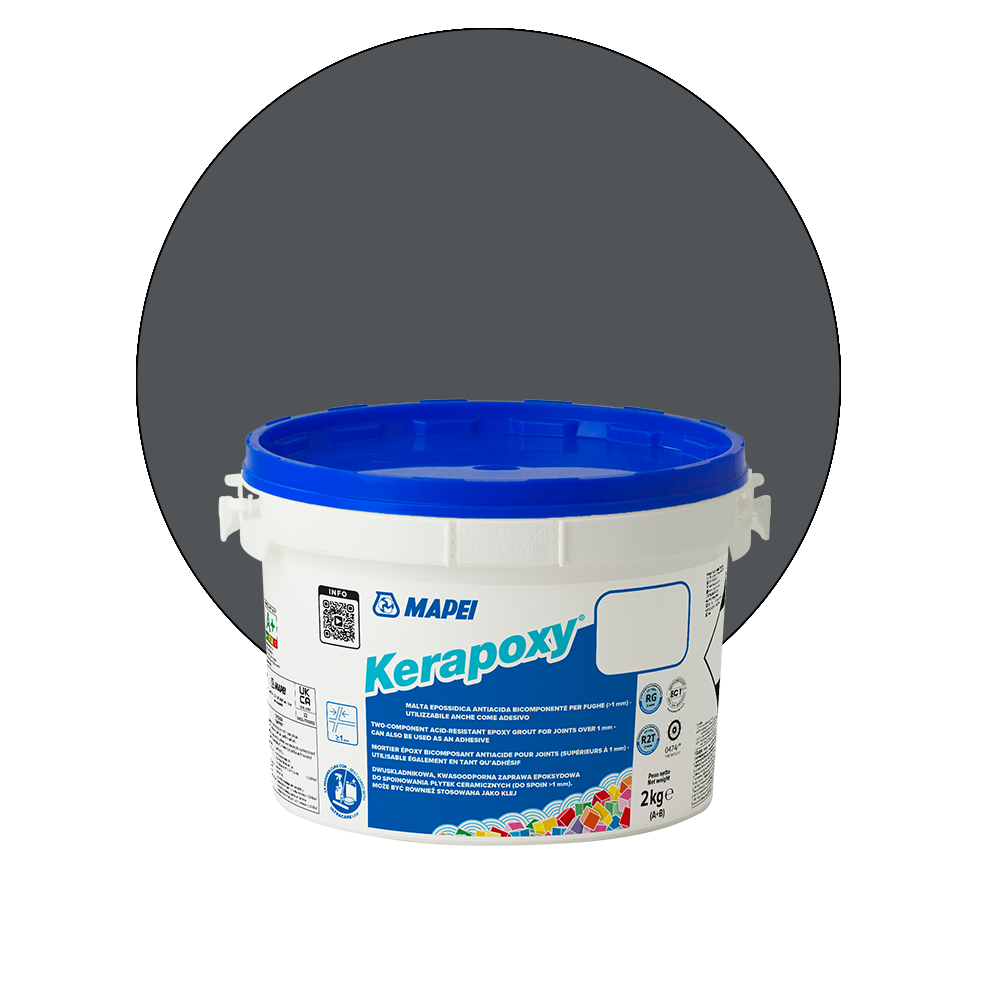 Mapei Kerapoxy - 114 Anthracite, 2 kg main product photo